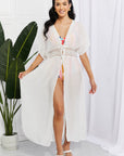Marina West Swim Sun Goddess Tied Maxi Cover-Up
