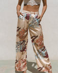 Kayda Satin Wide Leg Pants