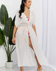 Marina West Swim Sun Goddess Tied Maxi Cover-Up