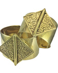 Hammered Bombshell Cuff