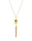 Bullet Tassel Necklace