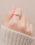 Fidget Spinner Rotatable Ring For Women
