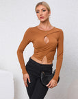 Women's Slim-fit Short Sexy Hollow-out Top
