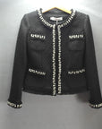 Women's Autumn And Winter Heavy Industry Beads Coat