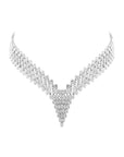 RHINESTONE V SHAPE CHOKER