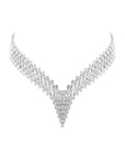 RHINESTONE V SHAPE CHOKER