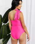 Marina West Swim Deep End One-Shoulder One-Piece Swimsuit