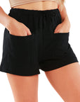 Cool Summer Drawstring Shorts - Rayon