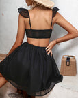 Hollow Out Backless  Dress