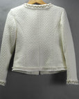 Women's Autumn And Winter Heavy Industry Beads Coat