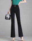 Summer Solid Color High Waist Pants
