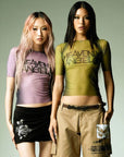 Y2k Top See Through Graphic T Shirts