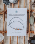 New Beginnings crystal bracelet, anklet Eco friendly and Sustainable