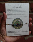 Empath crystal bracelet anklet boho, casual & minimal Tie closure